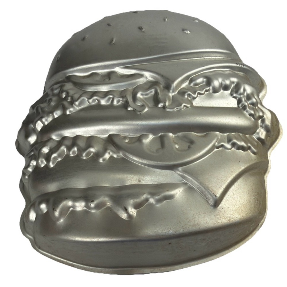 VTG 1986 Wilton Hamburger Cheeseburger Big Mac Cake Pan Baking No 2105-3306